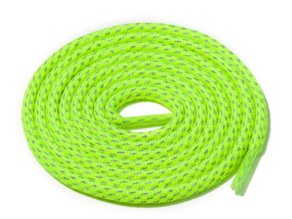 Neon Yellow Fleck 3M Reflective Rope Laces – Lace Supply Co