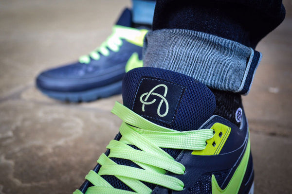 Air Max BW Omega Pack Lace supply Co Lace Swap Glow in the dark laces 