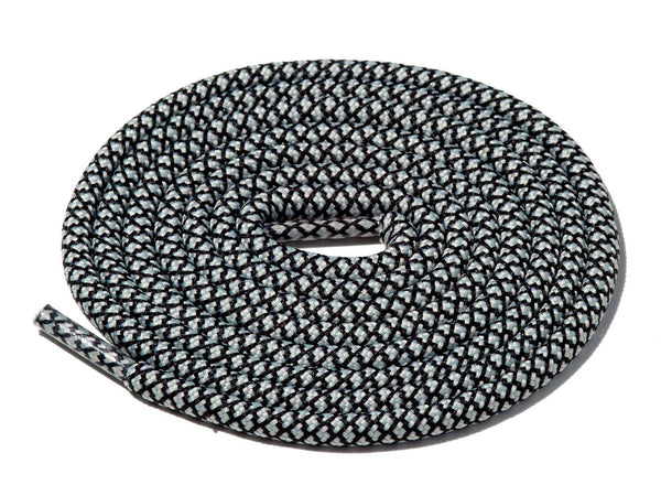 Lace Supply Co Grey & Black Rope Laces Dual
