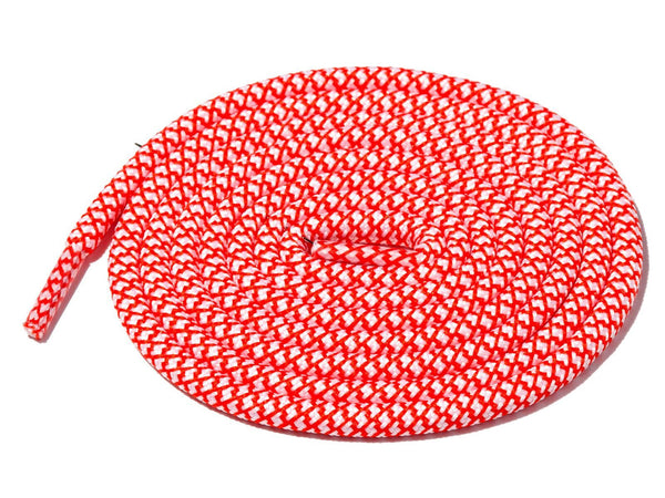 Lace Supply Co White & Red Rope Laces Dual