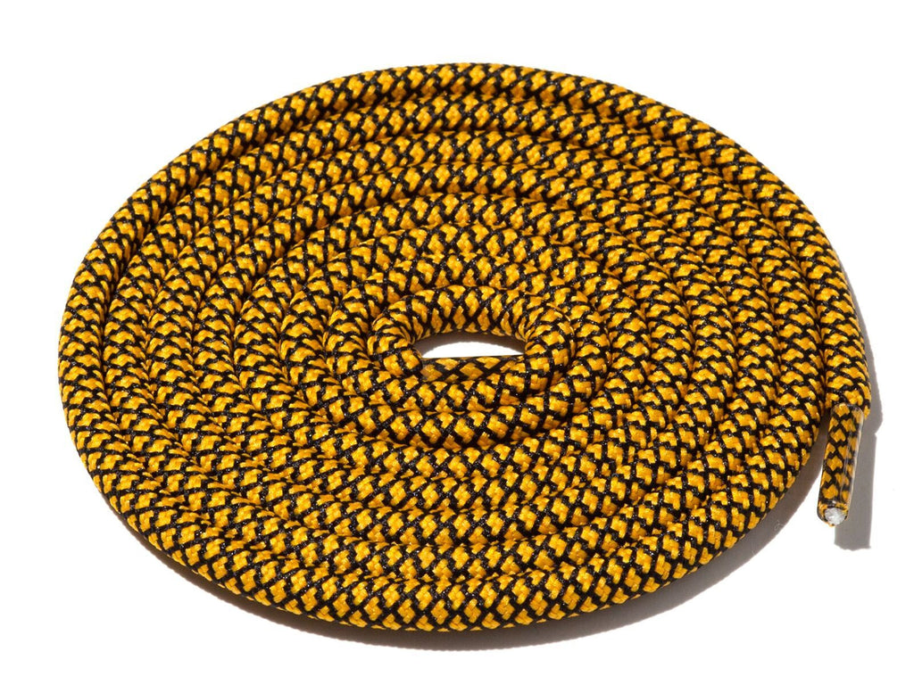 Lace Supply Co Yellow (Gold) & Black Rope Laces Dual