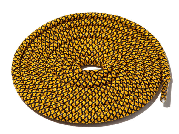 Lace Supply Co Yellow (Gold) & Black Rope Laces Dual